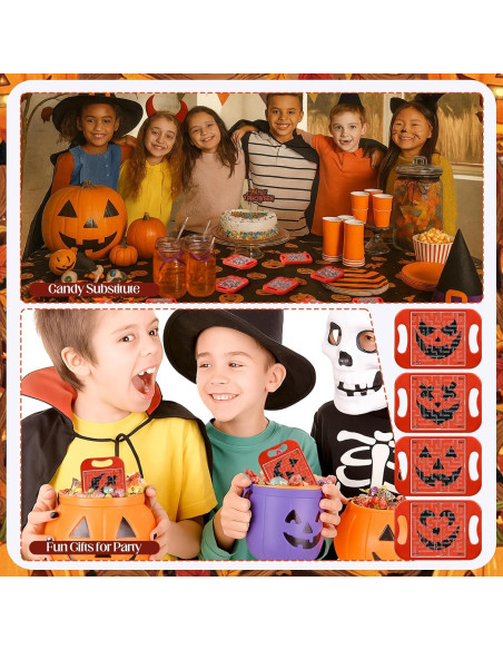 24 Mini Rompecabezas de Laberinto de Halloween JellyArch