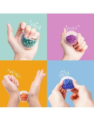 Pelotas de Estrés LiKee para Fortalecimiento de Agarre - Negro