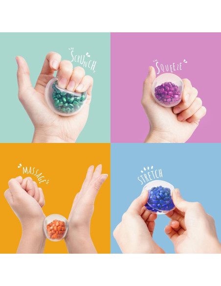 Pelotas de Estrés LiKee para Fortalecimiento de Agarre - Negro