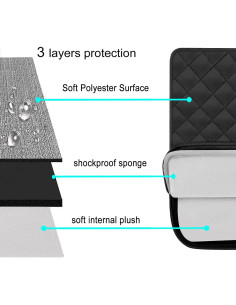 Funda Acolchada MOSISO para Tableta 11" Negra - Universal 2