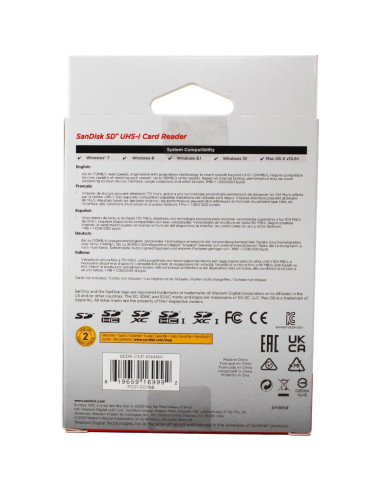 Lector de tarjetas SanDisk SD UHS-I USB 3.0 - SDDR-C531-GNANN