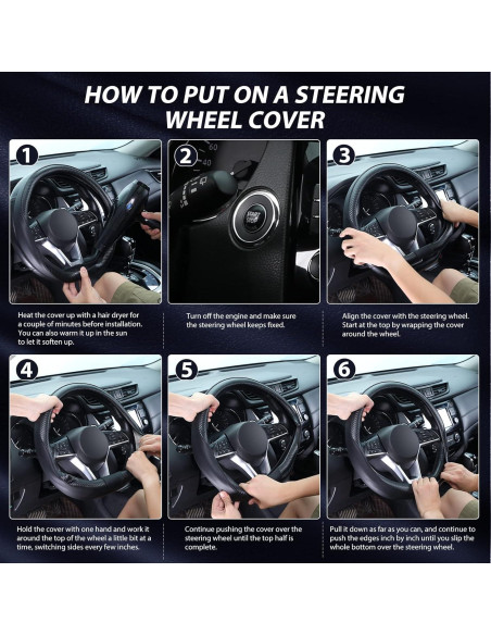 Cubierta de Volante SEG Direct D 37-39 cm Cuero Microfibra