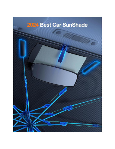 Sombrilla para Parabrisas AKESEPE AKE-ZYS M - Bloquea Rayos UV