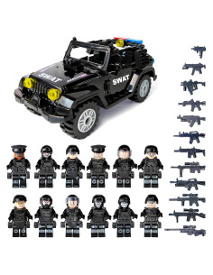 Juego de Bloques de Construcción Toysvill SUV Militar SWAT 12 PCS
