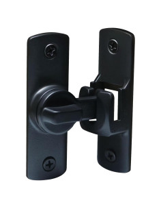 Cerradura de Puerta de Granero Cixuaiti 90/180 Grados Negra