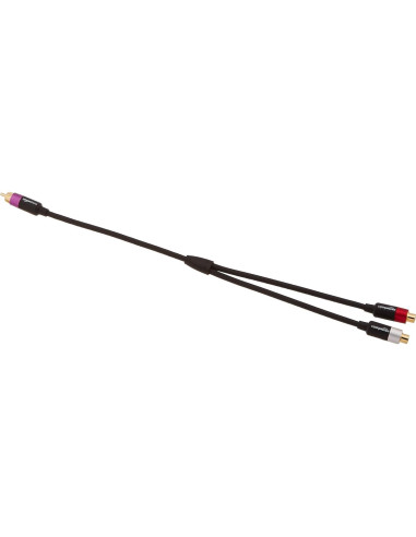 Adaptador Y RCA Amazon Basics 30.4 cm 1 Macho 2 Hembras