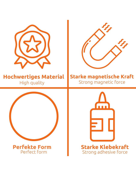 Soporte Magnético para Detector de Humo ECENCE 70mm Sin Perforaciones