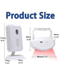 Alarma de Timbre de Puerta Elecphbo con Sensor de Movimiento 2