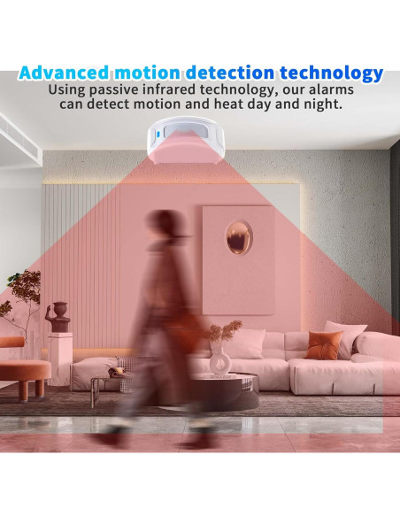 Alarma de Timbre de Puerta Elecphbo con Sensor de Movimiento