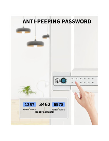 Cerradura Inteligente Hiencetec con Huella Dactilar y Teclado