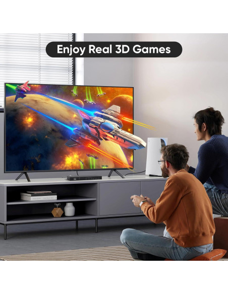 Interruptor HDMI 3 en 1 TAILAIERA 8K@60Hz con Control Remoto