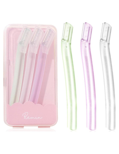 Afeitadora Facial para Mujeres Wanheart - 3 Recortadores de Cejas