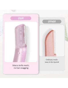 Afeitadora Facial para Mujeres Wanheart - 3 Recortadores de Cejas 2