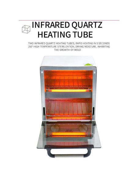 Esterilizador de Herramientas de Uñas Winb 12L Acero Inoxidable