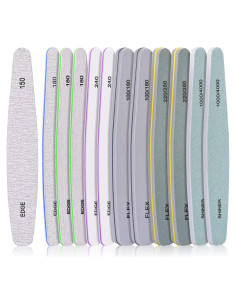 Juego de Lima de Uñas Morgles 12 Pcs Grano 100-4000