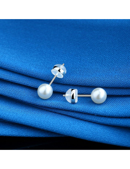 Tapones de goma transparente KMEOSCH para pendientes - 12 Pcs