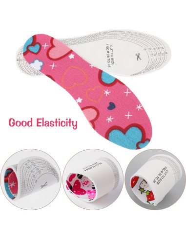 3 Pares de Plantillas Recortables para Niños WY LIGHTING