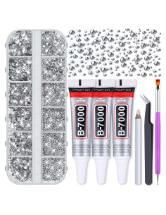 Kit de Joyería Audab B7000 con 2100 Piedras de Cristal