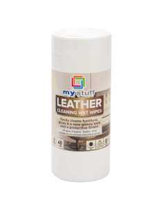 Toallitas de limpieza de cuero My Stuff - 40 unidades, aroma fresco