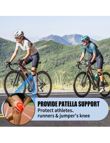 Faja de Soporte para Tendón Patelar TASZOOS - 2 Pcs Ajustable