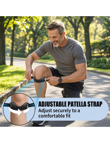 Faja de Soporte para Tendón Patelar TASZOOS - 2 Pcs Ajustable