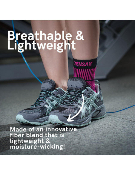 Soporte de Tobillo Zensah - Compresión para Esguinces - Beige