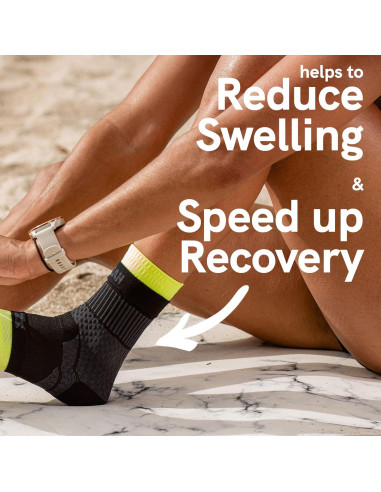 Soporte de Tobillo Zensah - Compresión para Esguinces - Beige