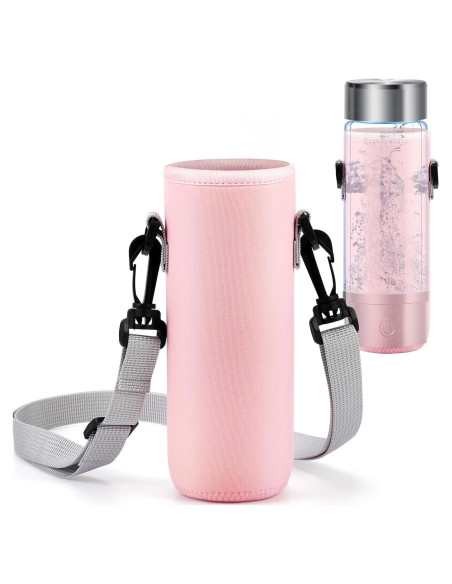 Soporte para Botella de Agua Neopreno FillTouch Rosa 6.7x18cm Soporte para Botella de Agua Neopreno FillTouch Rosa 6.7x18cm