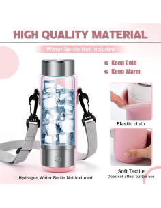 Soporte para Botella de Agua Neopreno FillTouch Rosa 6.7x18cm 2