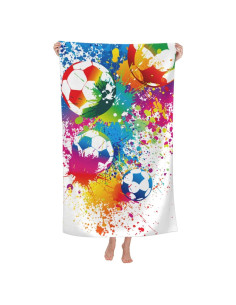 Toalla de Playa Grande VOOHDDY Microfibra Secado Rápido 132x81cm