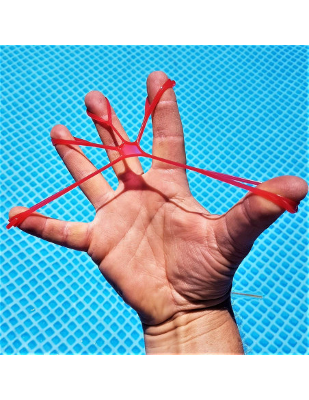 Ejercitador de Manos FlexEx Rojo - Paquete de 20 Unidades Resistencia Media