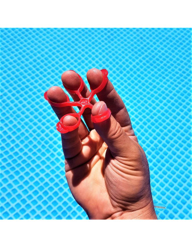 Ejercitador de Manos FlexEx Rojo - Paquete de 20 Unidades Resistencia Media