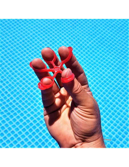 Ejercitador de Manos FlexEx Rojo - Paquete de 20 Unidades Resistencia Media