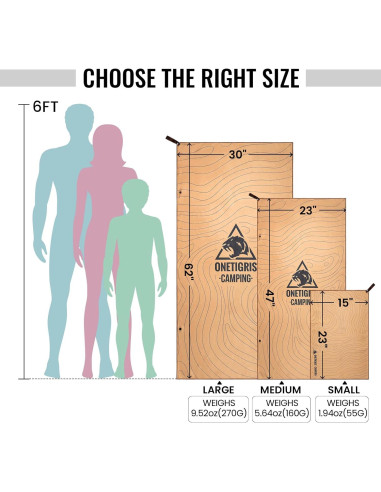 Toalla de Microfibra ONETIGRIS 38x58 cm Secado Rápido