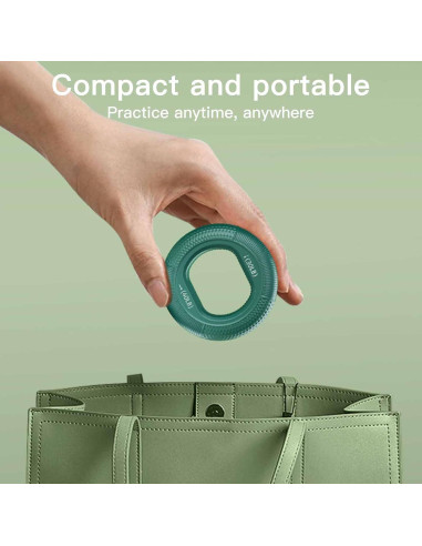 Entrenador de Fuerza de Agarre AIKESIWAY - 6 Niveles 30-80lbs