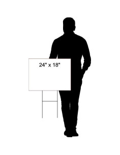 Cartel de Flecha Derecha 45x60 cm Coroplast Resistente 2