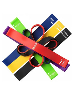 Juego de Bandas de Resistencia Genérico 6 Niveles Multicolor