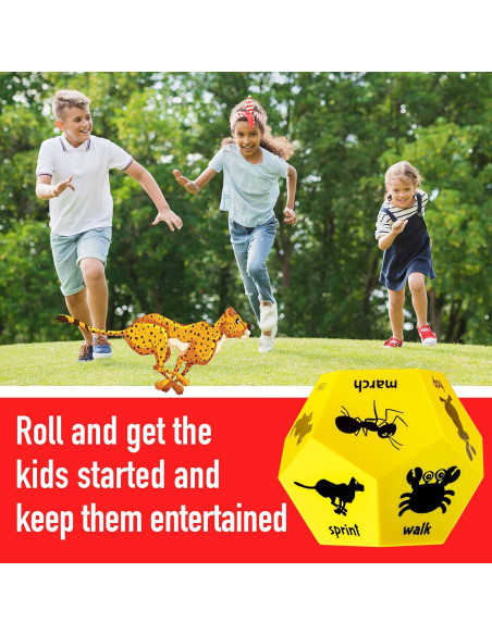 Paquete de 4 Dados de Actividad para Niños - Covelico