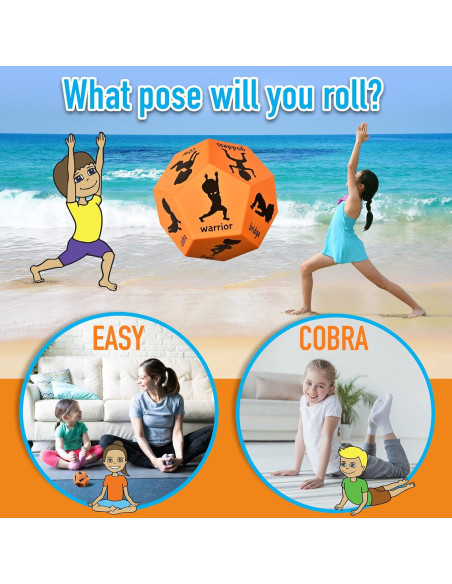 Paquete de 4 Dados de Actividad para Niños - Covelico