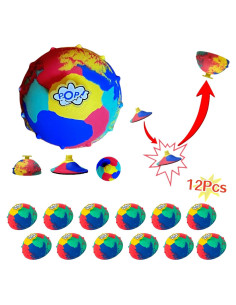 12 Tazones Rebotadores Camuflaje Natalieenati - Juguetes Antiestrés