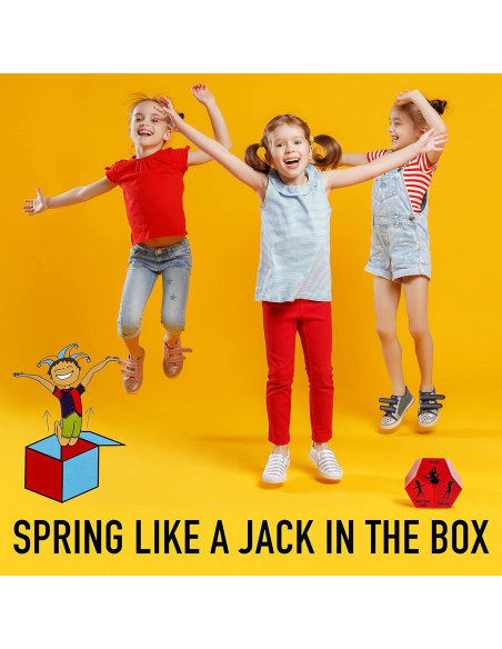 Paquete de 4 Dados de Actividad para Niños - Covelico