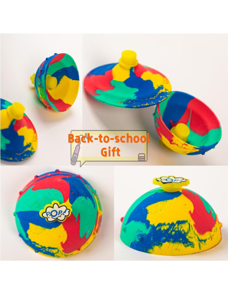 12 Tazones Rebotadores Camuflaje Natalieenati - Juguetes Antiestrés