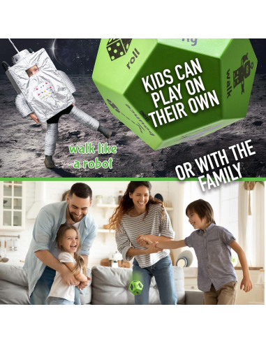 Paquete de 4 Dados de Actividad para Niños - Covelico