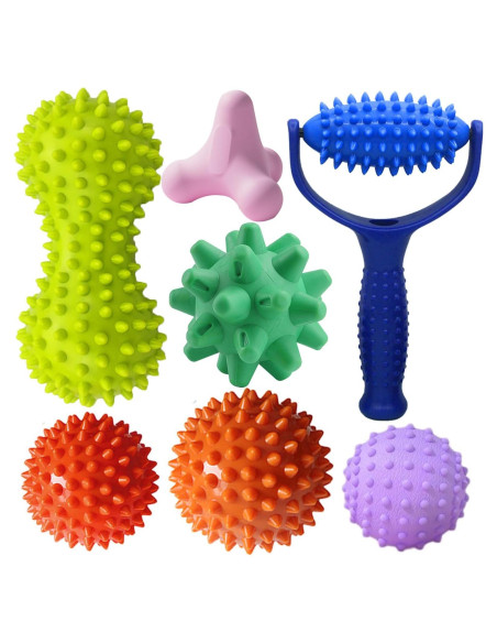 Juego de Pelotas de Masaje 7 Piezas MUMUWIND - Alivio Fascitis