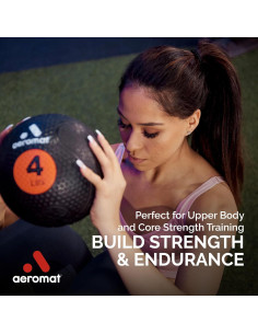 Bola Medicinal Aeromat Extreme Elite 4.5 kg Azul - 25.4 cm 2