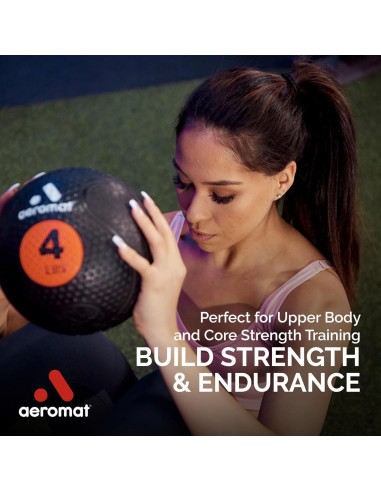 Bola Medicinal Aeromat Extreme Elite 4.5 kg Azul - 25.4 cm