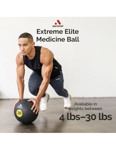 Bola Medicinal Aeromat Extreme Elite 4.5 kg Azul - 25.4 cm