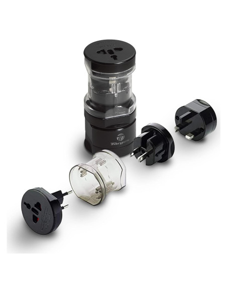 Adaptador de Viaje Universal Targus APK01AP-52, 145g, Negro