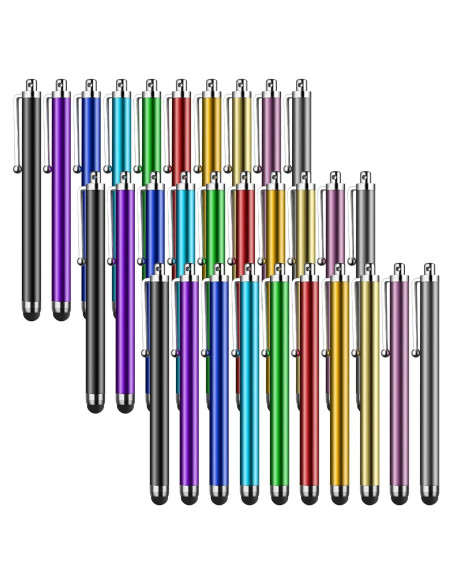 Bolígrafos Stylus Universales SLKIJDHFB - Paquete de 30 Colores