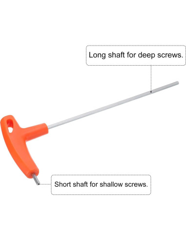 Llave Hexagonal T-HANDLE HARFINGTON 4mm Brazo Largo